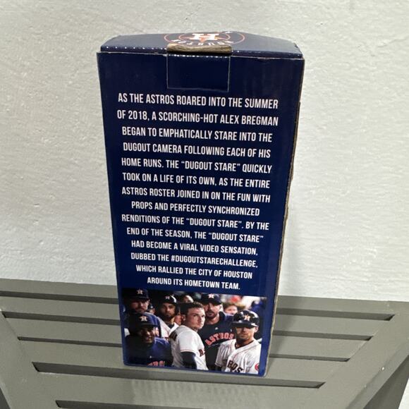 Alex Bregman Houston Astros "Dugout Stare" Bobblehead SGA 2019 MLB Player - Picture 6 of 11